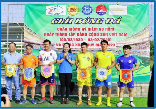 Giao lưu bóng đá chào mừng 93 năm ngày thành lập Đảng Cộng Sản Việt Nam (03/02/1930 - 03/02/2023)
